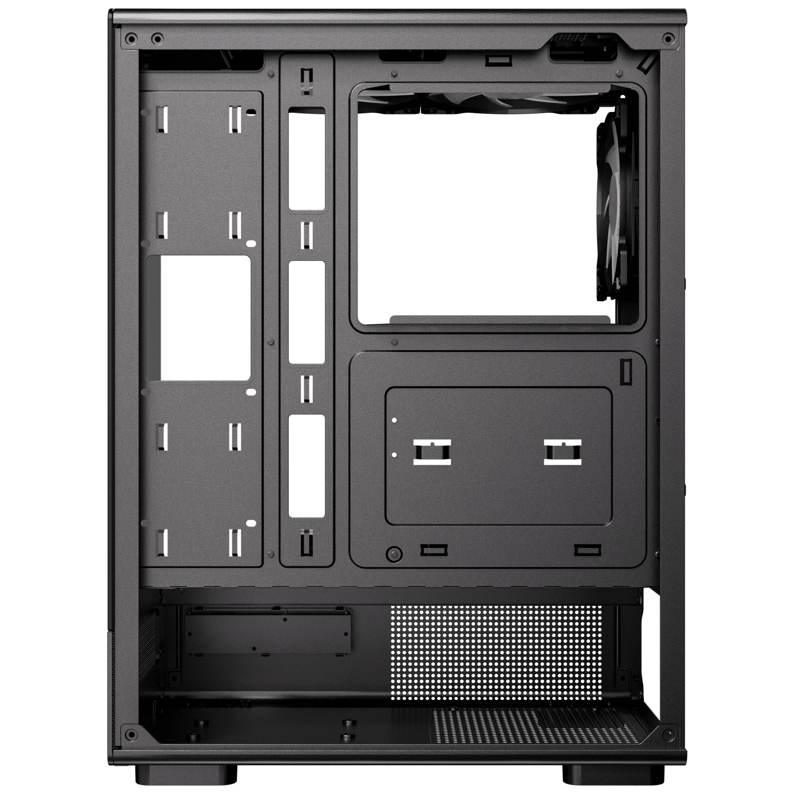 Antec VCX300 ARGB Mid Tower ATX Gaming PC Case with 5 Pre-Installed ARGB Fans - Image 6